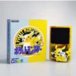 NEW Pikachu Themed GBC with Q5 Light up Logo IPS Screen Mod w/Box!
