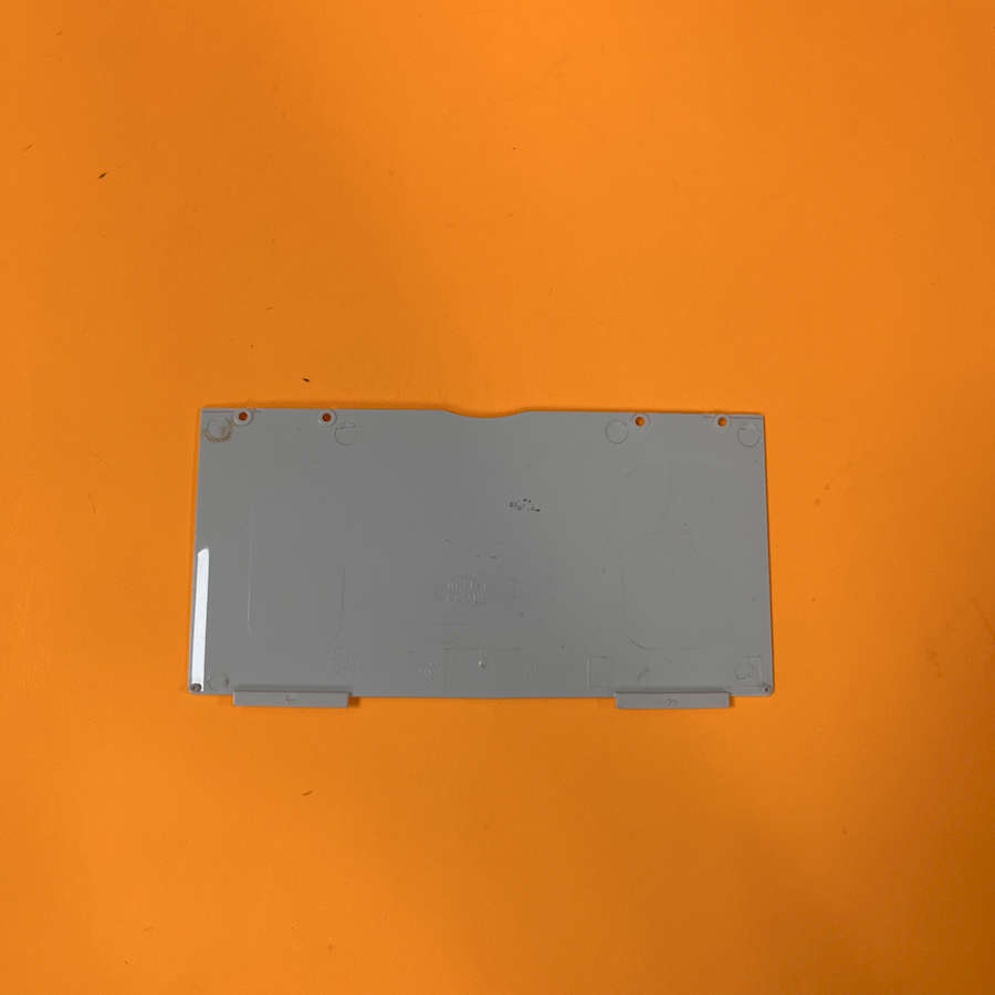 Blue bottom shell cover for Nintendo 3DS console.
