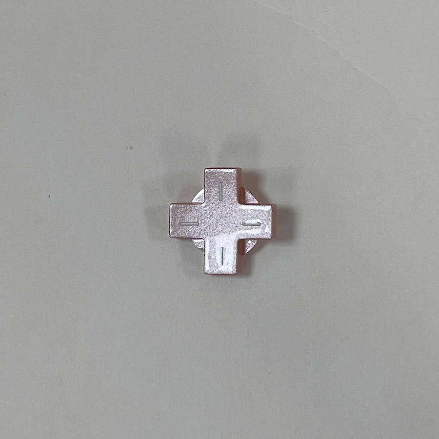 Turquoise D-Pad button for Nintendo 3DS console replacement.
