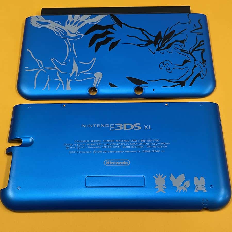 Pokémon X & Y Blue Edition Shell for Nintendo 3DS XL – Front