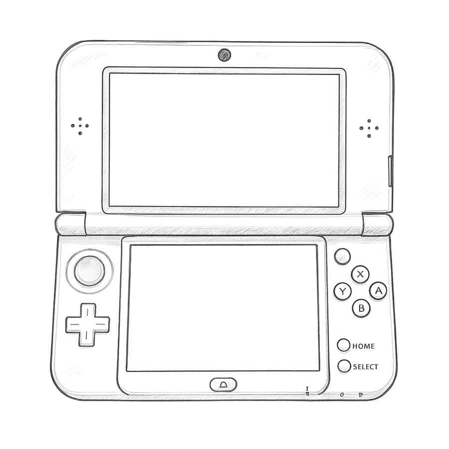 Nintendo Switch gaming console with detachable controllers.