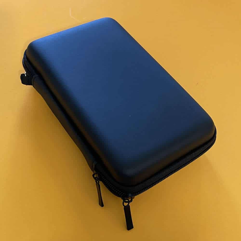 Protective case for 3DS XL gaming console, durable and compact.