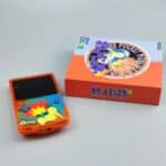 NEW Cyndaquil Themed GBC with Q5 Light up Logo IPS Screen Mod w/Box!