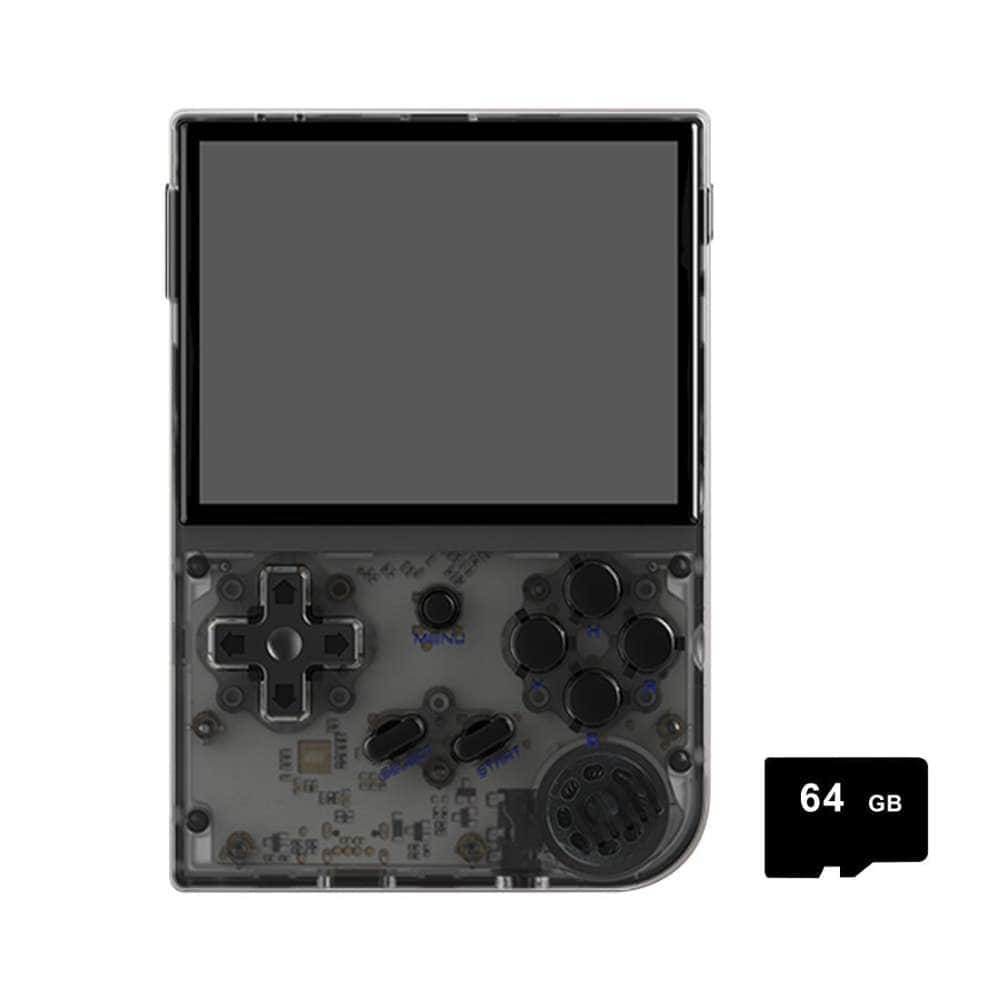 Handheld gaming console with customizable controls and 64GB storage. Perfect for retro gaming enthus.
