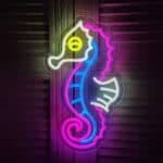 Enchanting Seahorse - Neon Lights