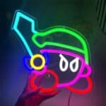 Sword-Wielding Kirby LED - Neon Sign
