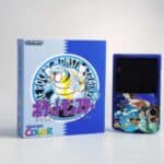 NEW Blastoise Themed GBC with Q5 Light up Logo IPS Screen Mod w/Box!