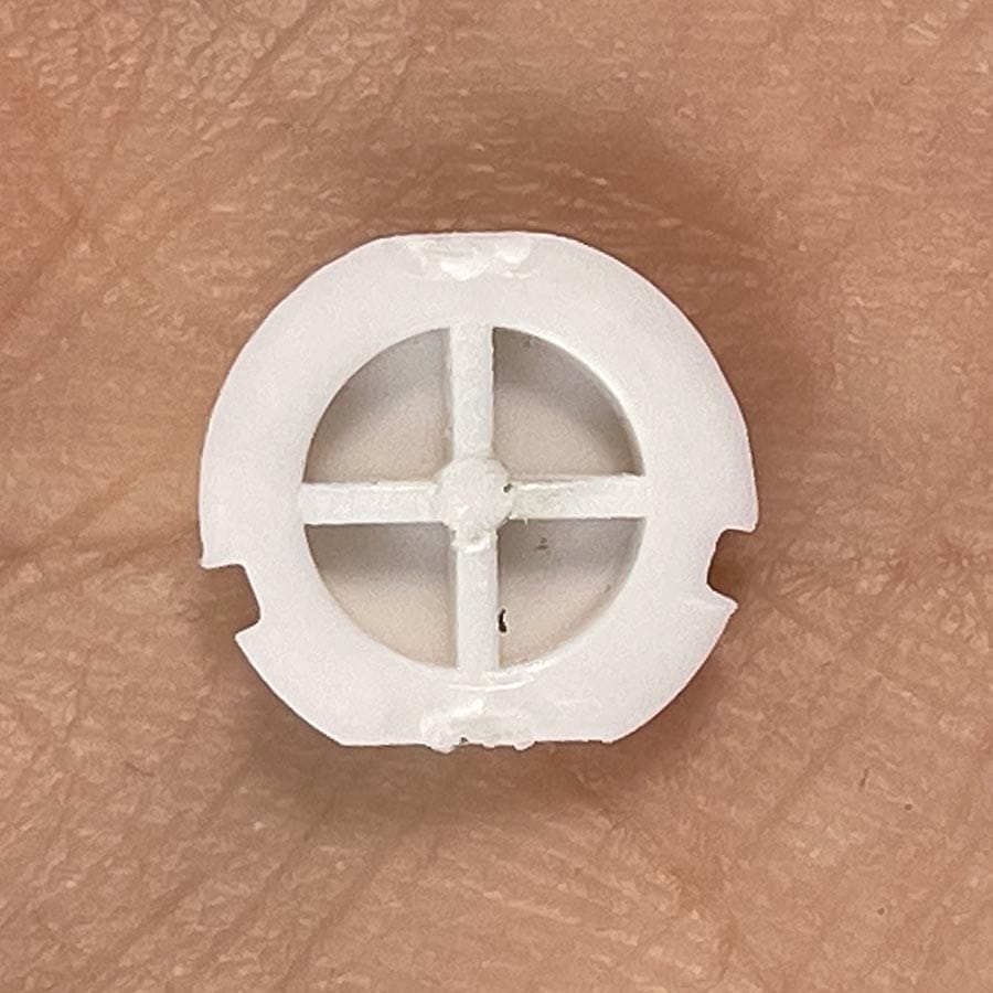Alternative view of A Button for New Nintendo 3DS XL – White – Replacement Button – Brand New