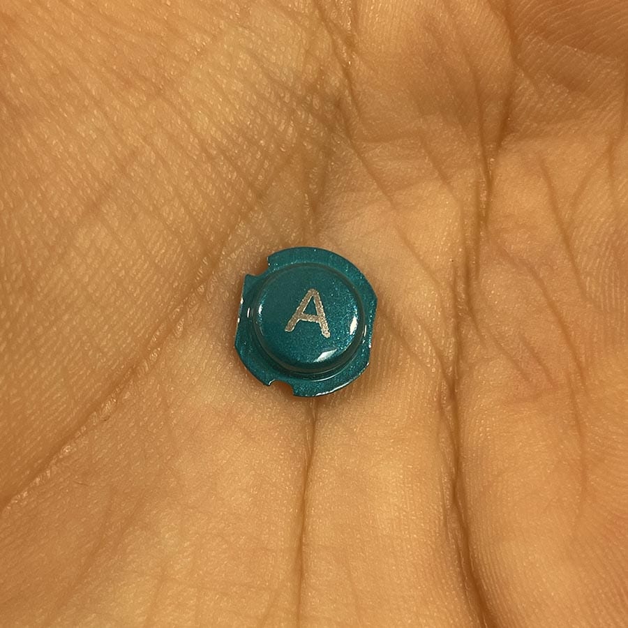 A Button for Nintendo 3DS – Turquoise – Action Button Replacement – Brand New