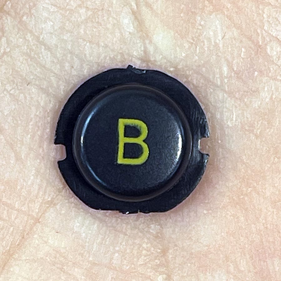 B Button for New Nintendo 3DS XL – Black – Replacement Button – Brand New