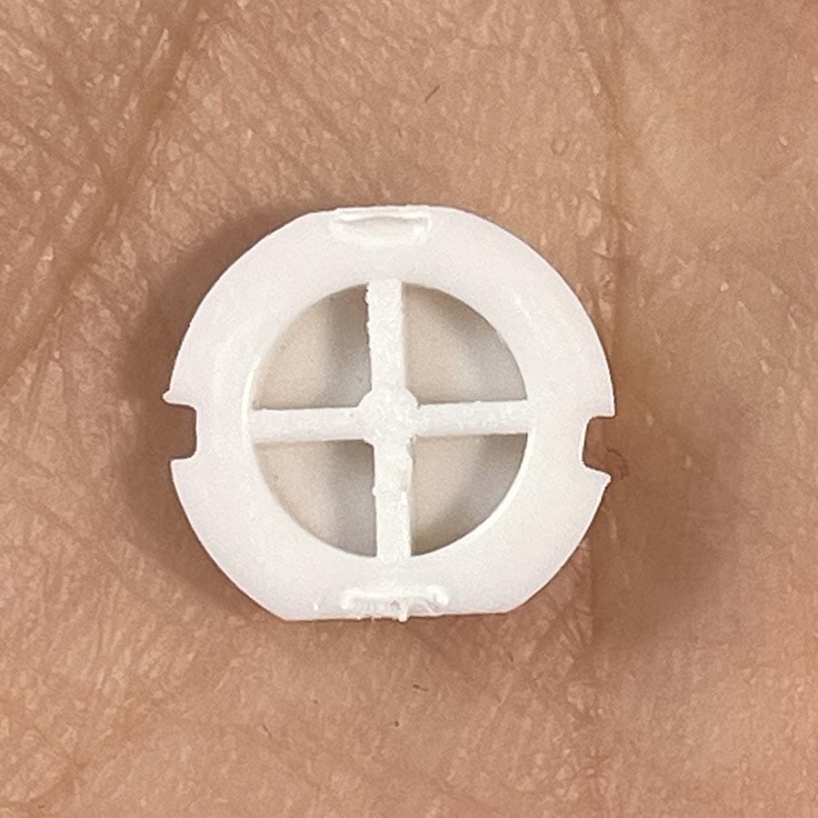 Alternative view of B Button for New Nintendo 3DS XL – White – Replacement Button – Brand New