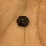 B Button for Nintendo 3DS – Black – Action Button Replacement – Brand New