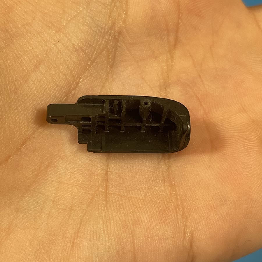 Alternative view of Black Left Shoulder Button (L) for Nintendo 3DS XL – Replacement Part
