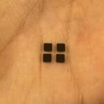 Black Square Screw Nib for Nintendo 3DS XL – Replacement Cover for Screw Holes