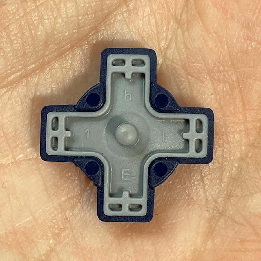 Alternative view of D-Pad Button for New Nintendo 3DS XL – Blue – Directional Button – Brand New