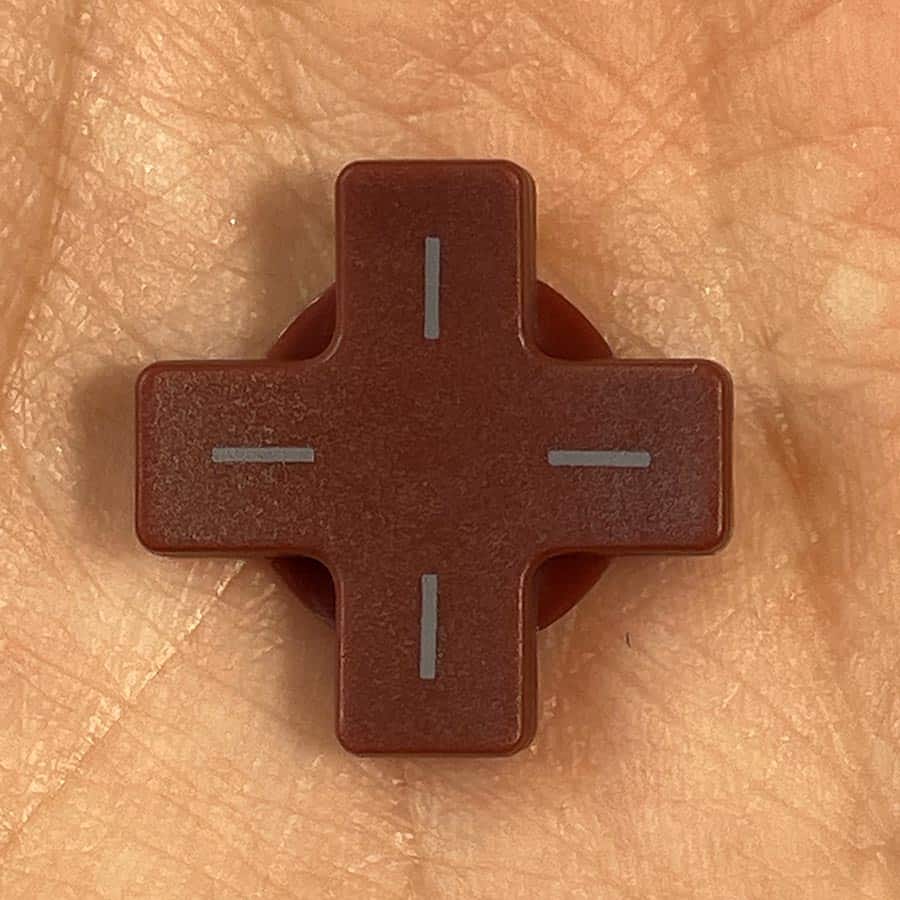 D-Pad Button for New Nintendo 3DS XL – Red – Replacement Directional Button – Brand New