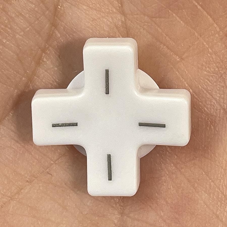 D-Pad Button for New Nintendo 3DS XL – White – Replacement Directional Button – Brand New