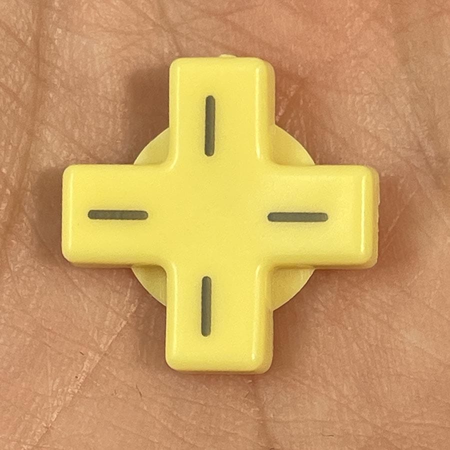 D-Pad Button for New Nintendo 3DS XL – Yellow – Replacement Directional Button – Brand New (3rd Party)