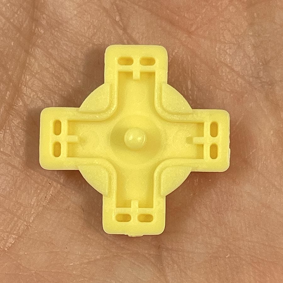 Alternative view of D-Pad Button for New Nintendo 3DS XL – Yellow – Replacement Directional Button – Brand New (3rd Party)
