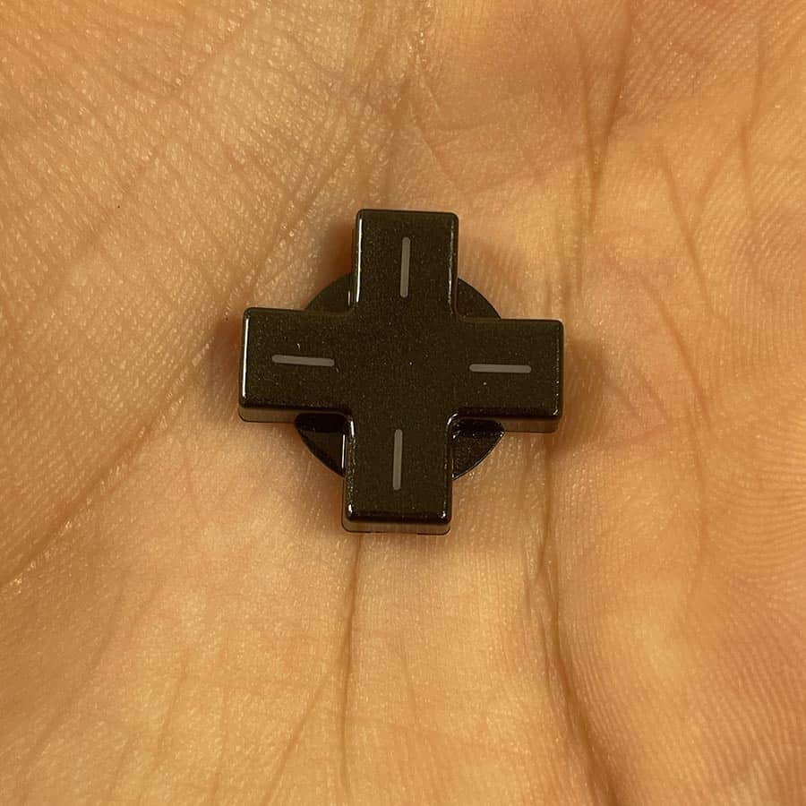 D-Pad Button for Nintendo 3DS – Black – Directional Pad Replacement – Brand New