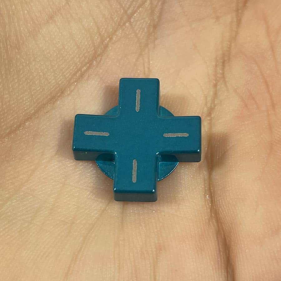 D-Pad Button for Nintendo 3DS – Turquoise – Directional Pad Replacement – Brand New