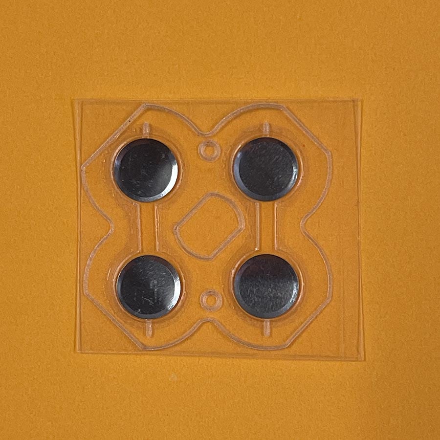 Alternative view of Dome Switch For D-Pad or ABXY Buttons – 3DS / New 3DS / 3DS XL / New 3DS XL – Brand New
