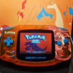 Mega Charizard Nintendo Game Boy Advance GBA Orange Console IPS Backlit Mod