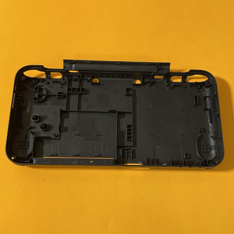 Alternative view of Exterior Shell Cover for New Nintendo 2DS XL – Black – Bottom Only – Brand New