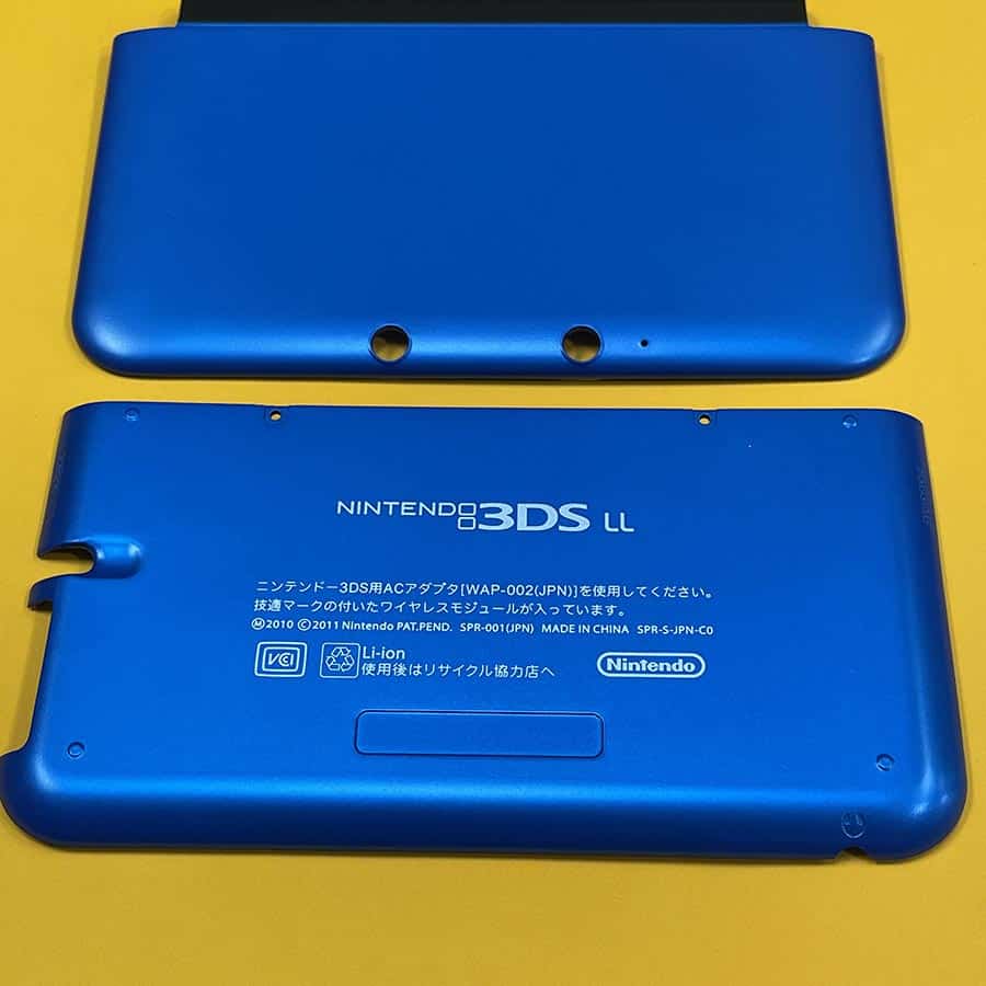 Exterior Shell Covers for Nintendo 3DS LL (XL) – Blue – Front & Back – Brand New