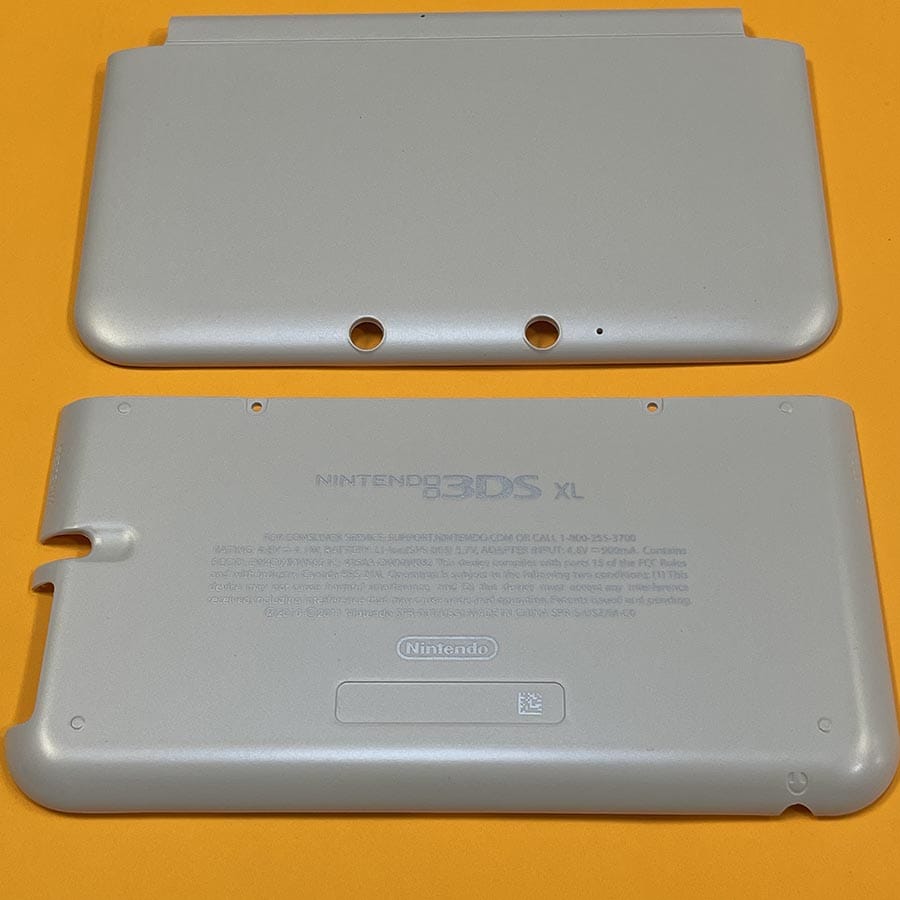 Exterior Shell Covers for Nintendo 3DS XL – White – Front & Back – Brand New