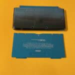Exterior Shell Covers for Nintendo 3DS – Black/Blue Fade – Front & Back – Brand New