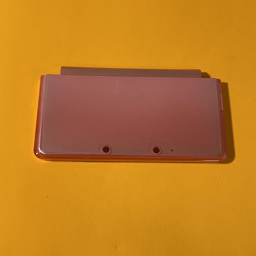 Alternative view of Exterior Shell Covers for Nintendo 3DS – Pink – Front & Back – Brand New