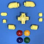 Full Button Set for New Nintendo 3DS XL – Yellow Theme – Brand New