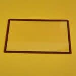 Glass Top LCD Screen Protector For New 3DS XL – Red – Brand New