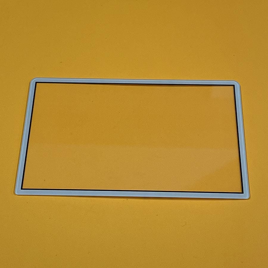 Glass Top LCD Screen Protector For New 3DS XL – White – Brand New