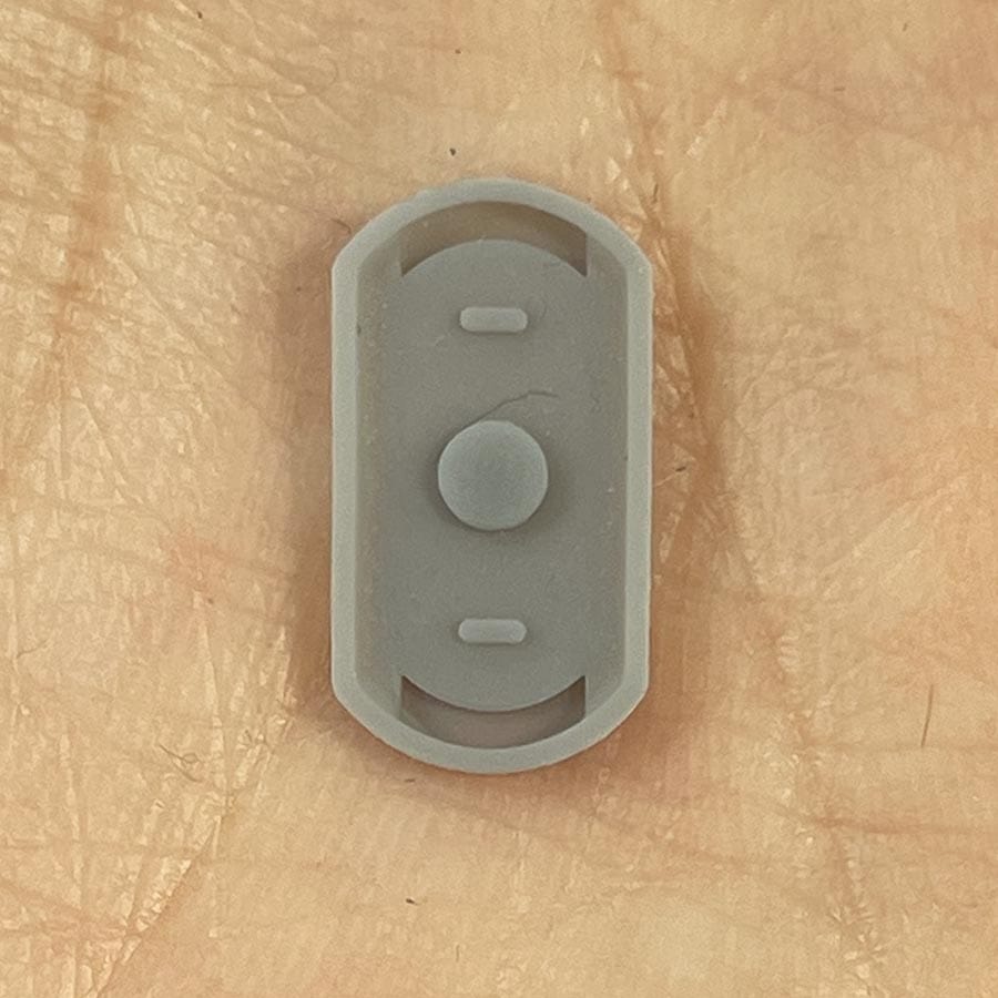 Alternative view of Home Button Rubber Pad for New Nintendo 3DS XL – Conductive Silicone – Brand New