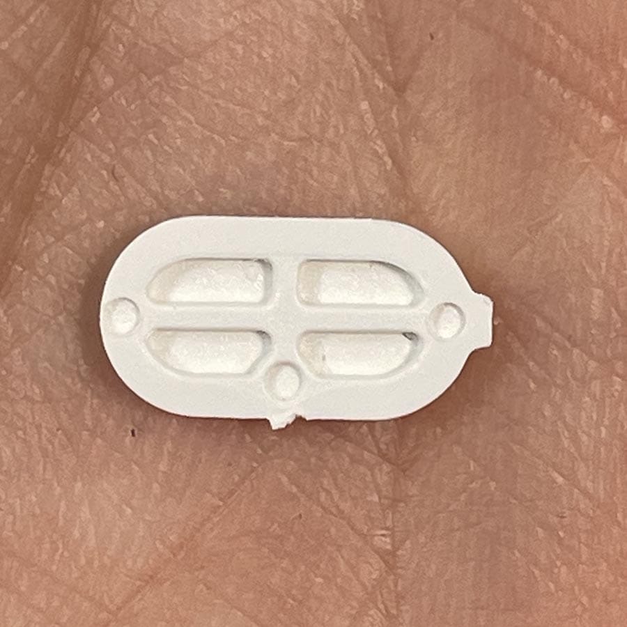 Alternative view of Home Button for New Nintendo 3DS XL – White – Replacement Button – Brand New