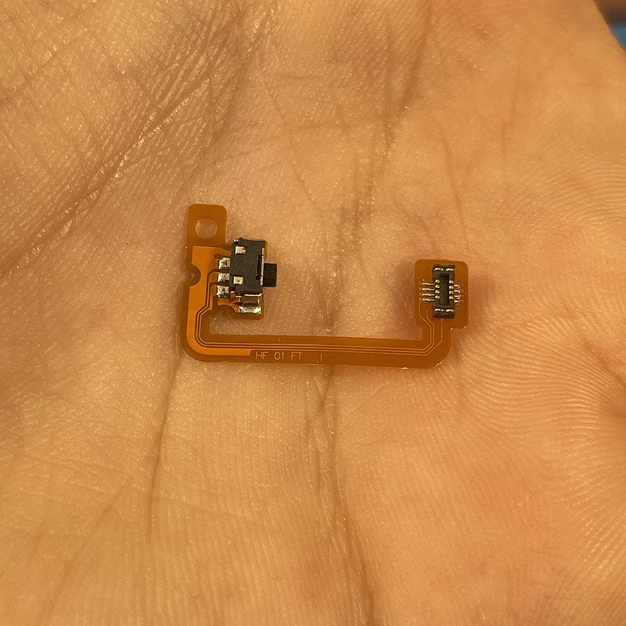 Left Button Flex Cable for Nintendo 3DS – Shoulder Button Ribbon – Brand New