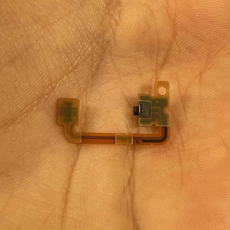 Alternative view of Left Button Flex Cable for Nintendo 3DS – Shoulder Button Ribbon – Brand New