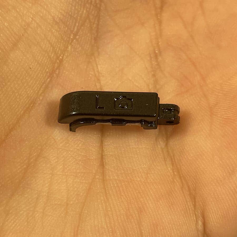 Left Shoulder Button for Nintendo 3DS – Black – Replacement Part – Brand New