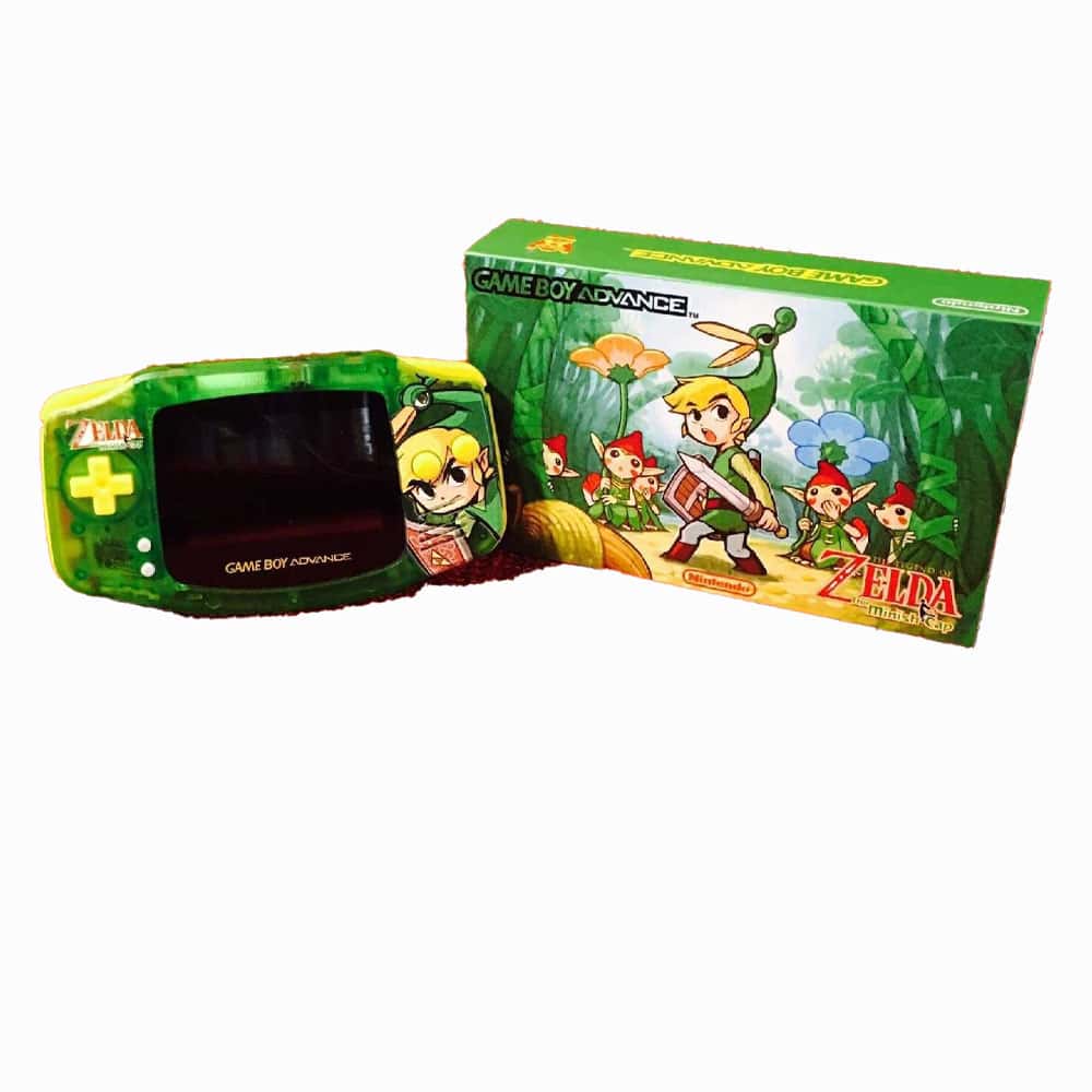 Legend of Zelda - Nintendo Game Boy Advance GBA Black Console IPS