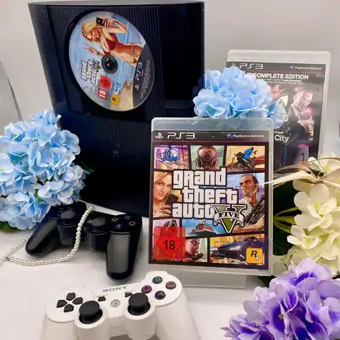 Modded PS3 Super Slim – 2TB HDD + 250GB | Preloaded PSP, PS1, PS2, PS3 & Retro Games