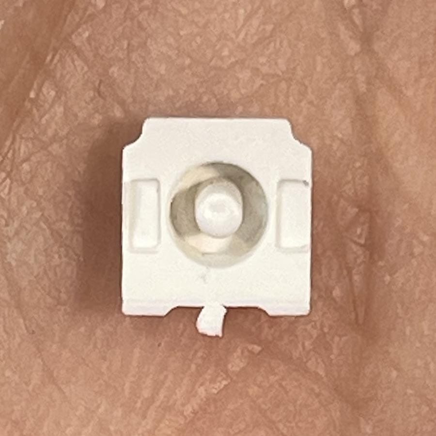 Alternative view of Power Button for New Nintendo 3DS XL – White – Replacement Button – Brand New