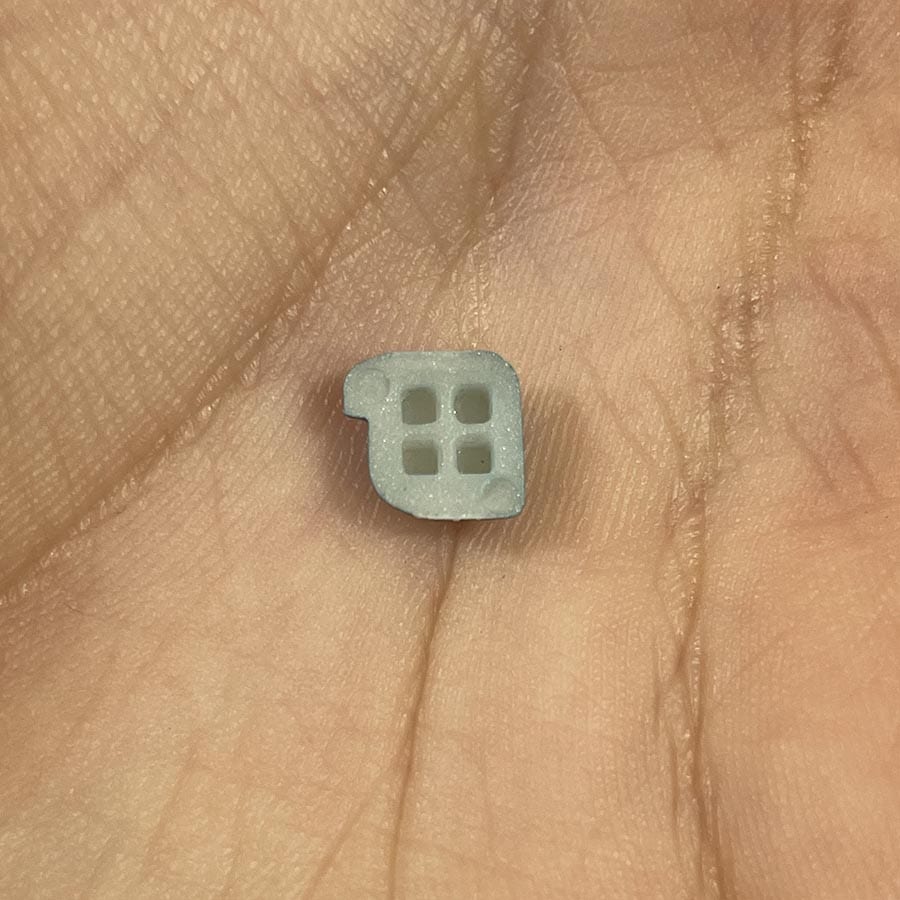 Alternative view of Power Button for Nintendo 3DS – Turquoise – Replacement Part – Brand New