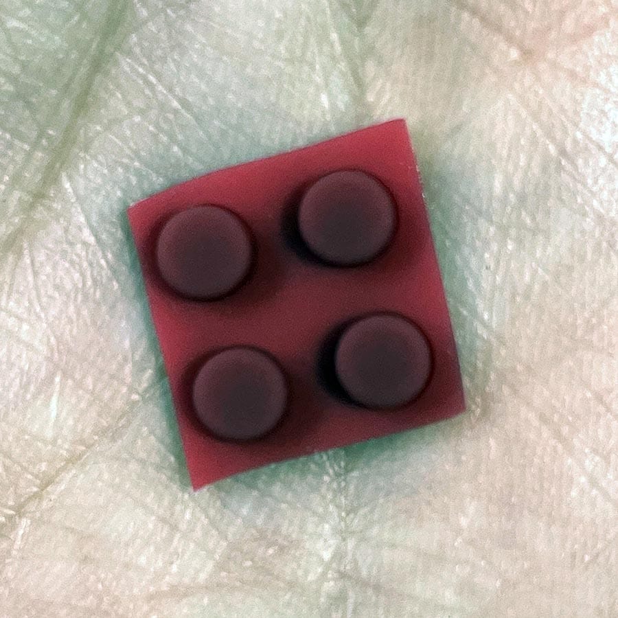 Red Screw Cover Set for New Nintendo 3DS XL – Circle & Square Nibs – Replacement Cosmetic Caps