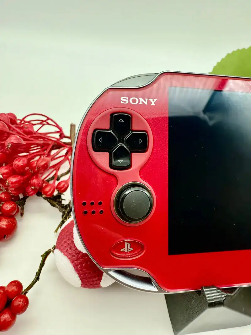 Alternative view of Red PlayStation Vita 1000 – OLED Display | Modded, Cleaned & Ready to Play