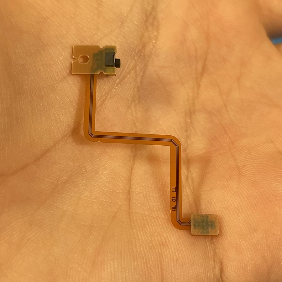 Alternative view of Right Button Flex Cable for Nintendo 3DS – Shoulder Button Ribbon – Brand New