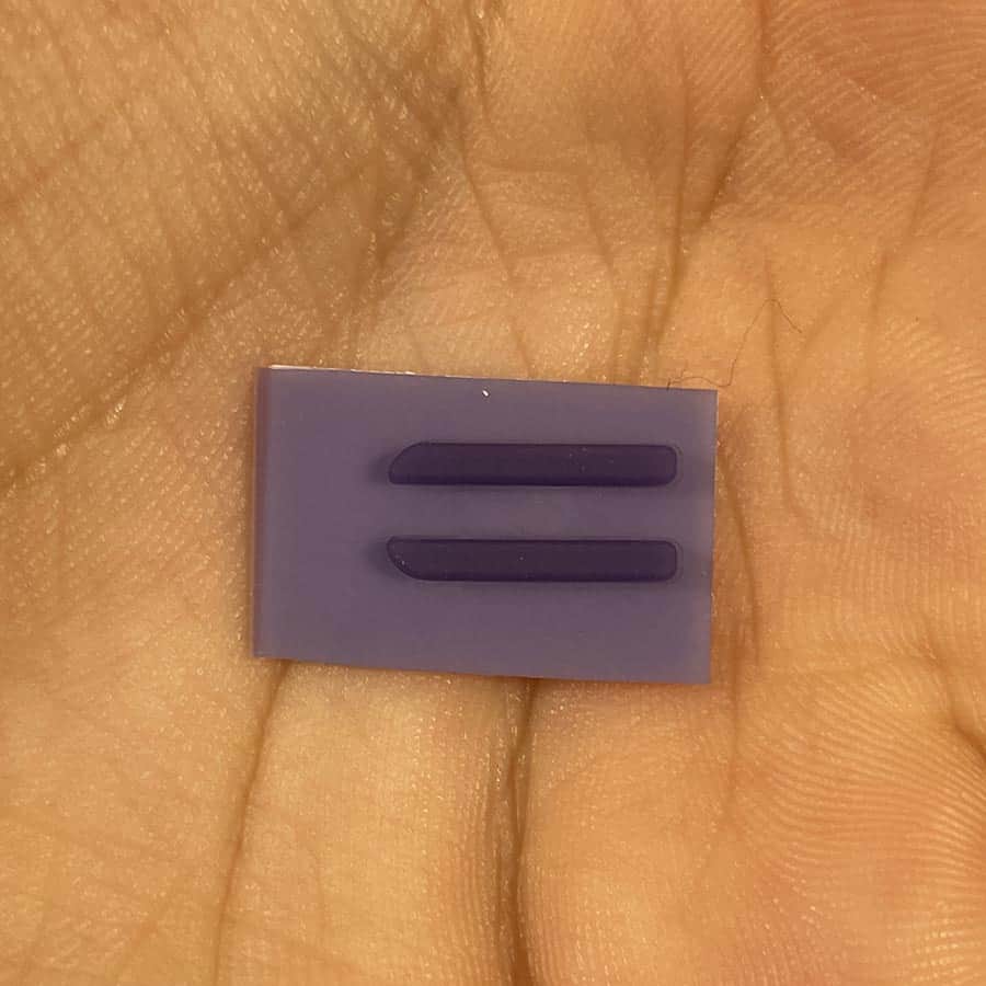 Rubber Feet for Nintendo 3DS – Purple – Bottom Shell Nibs – Brand New