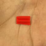 Rubber Feet for Nintendo 3DS – Red – Bottom Shell Nibs – Brand New