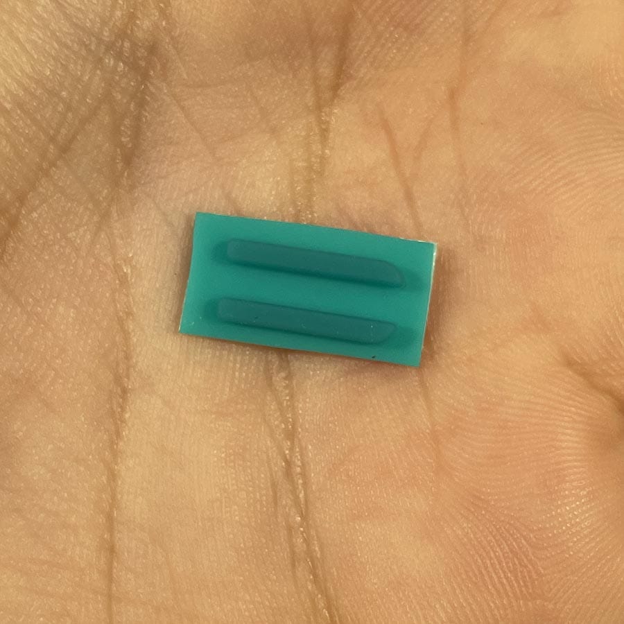 Rubber Feet for Nintendo 3DS – Turquoise – Bottom Shell Nibs – Brand New